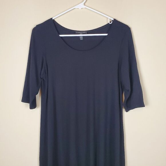 Eileen Fisher Little Black Dress Size Medium - Picture 2 of 5